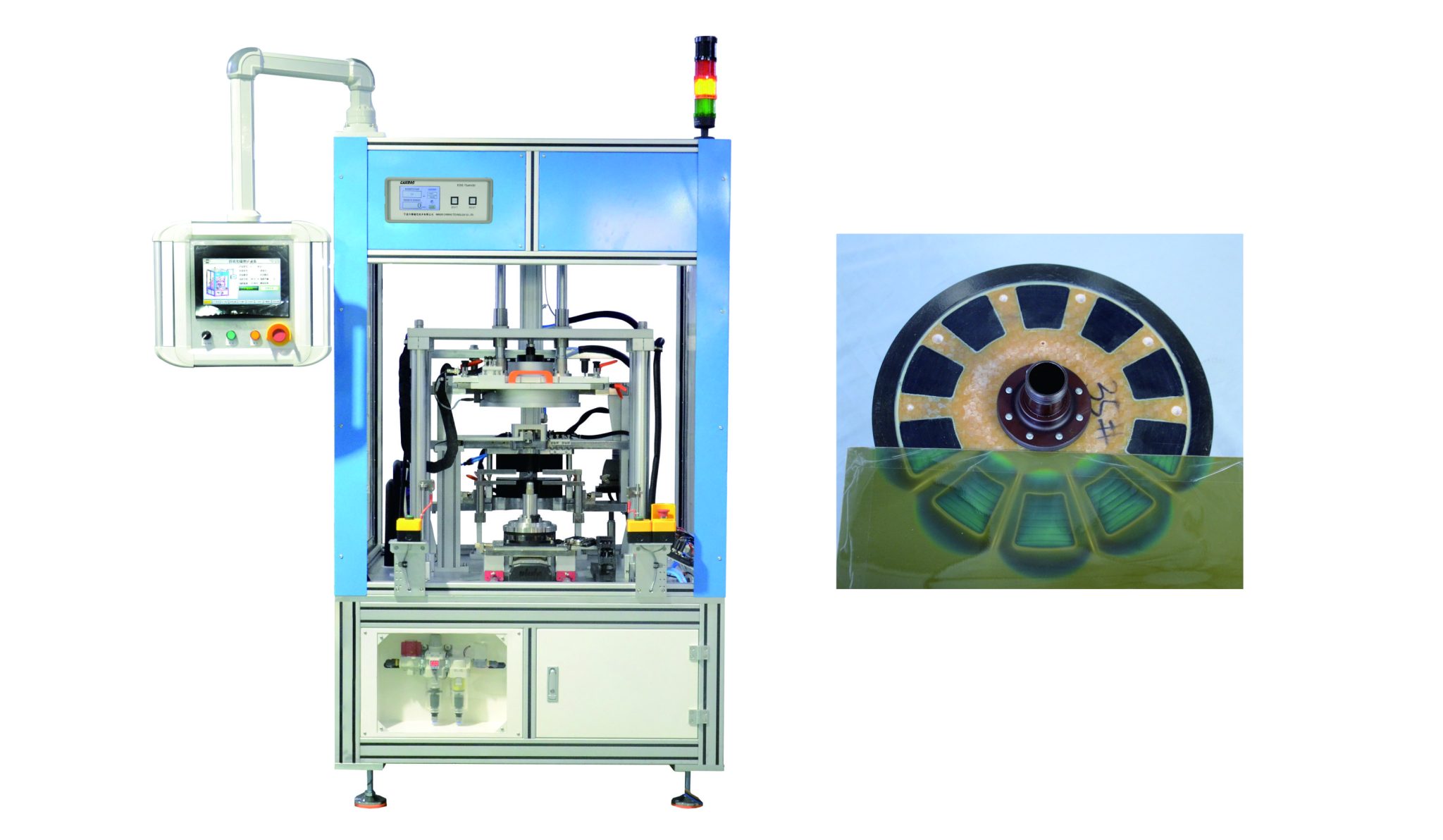 Automatic magnetizing & testing machine for rotors - EFC MOTION
